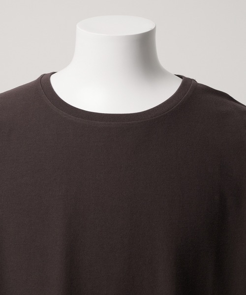 Parts Lab.（パーツラボ）の「【Parts Lab.】Soft-Touch Relaxed Crewneck T-Shirt / ソフトタッチリラックスクルーネックTシャツ（接触冷感）（Tシャツ/カットソー・メンズ・ホワイト/ブラック/ブラウン・S/L/M）」の11枚目の写真