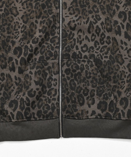 ARULE（アルール）の「『ARULE/アルール』ヒョウ柄ジップアップパーカー【Y】【CN】（パーカー・メンズ・ブラック・M/L）」の8枚目の写真