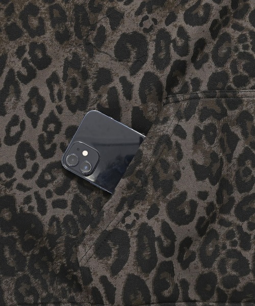 ARULE（アルール）の「『ARULE/アルール』ヒョウ柄ジップアップパーカー【Y】【CN】（パーカー・メンズ・ブラック・M/L）」の13枚目の写真