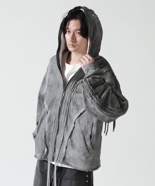 FR(13)NDS（フレンズ）の「FR(13)NDS /フレンズ/Dirty Hoodie（パーカー・メンズ・ホワイト/ブラック・L/XL/M）」の3枚目の写真