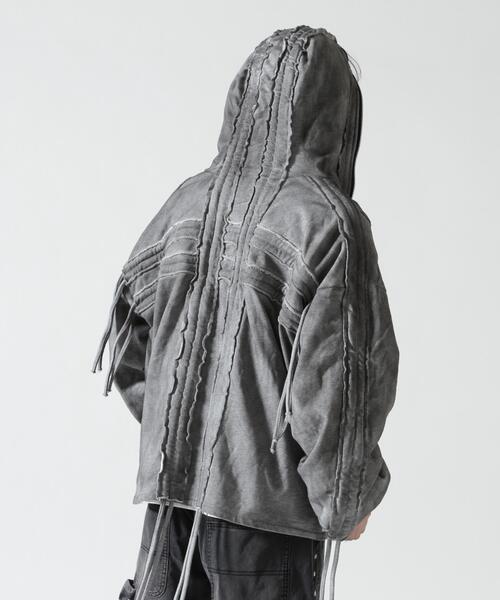 FR(13)NDS（フレンズ）の「FR(13)NDS /フレンズ/Dirty Hoodie（パーカー・メンズ・ホワイト/ブラック・L/XL/M）」の4枚目の写真