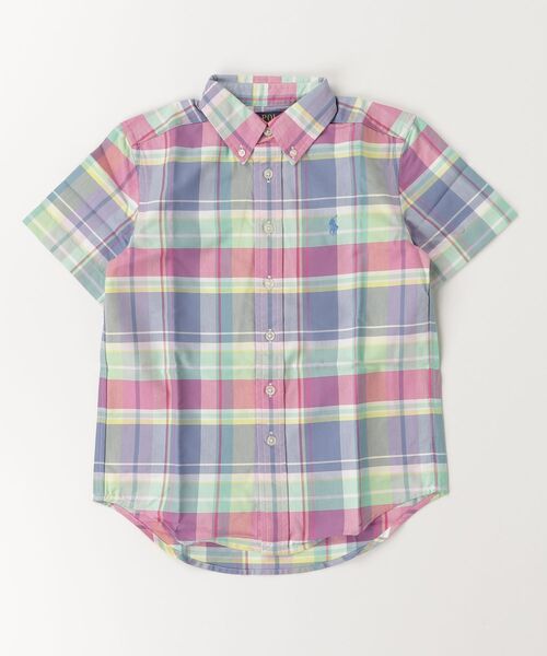 POLO RALPH LAUREN CHILDRENSWEAR(ポロ ラルフ ローレン チルドレンズウェア)の「チェック コットン オックスフォード シャツ(シャツ/ブラウス・キッズ・マルチ・L/XL/M/S)」の3枚目の写真