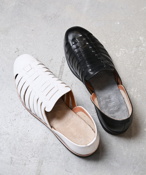 EARLE(アール)の「EARLE アール / Modern huarache shoes モダンワラチキップレザーシューズ ワラチサンダル グルカシューズ / ER6101(ドレスシューズ・メンズ・ブラック/ホワイト・41/40/42/43)」の7枚目の写真