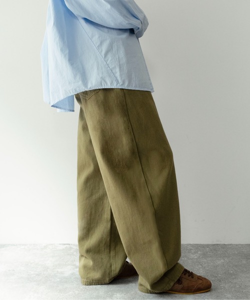 on:nue（オンニュ）の「【on:nue】[着用動画あり！] 綿ツイルバルーンシルエットワイドパンツ /2026 SS COLLECTION（その他パンツ・レディース・ブラック/カーキ・SMALL/MEDIUM）」の6枚目の写真