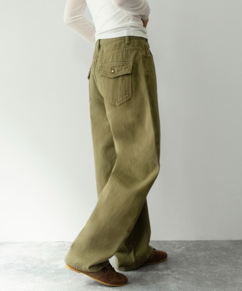 on:nue（オンニュ）の「【on:nue】[着用動画あり！] 綿ツイルバルーンシルエットワイドパンツ /2026 SS COLLECTION（その他パンツ・レディース・ブラック/カーキ・SMALL/MEDIUM）」の18枚目の写真