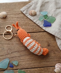 colleca la（コレカラ）の「えびの編みぐるみキーホルダー/バッグチャーム（キーホルダー）」
