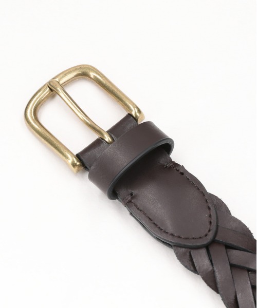 BACK NUMBER(バックナンバー)の「BACK NUMBER(バックナンバー)29mmスプリットレザーメッシュベルト(ベルト・メンズ・ブラック/ブラウン・フリー)」の3枚目の写真