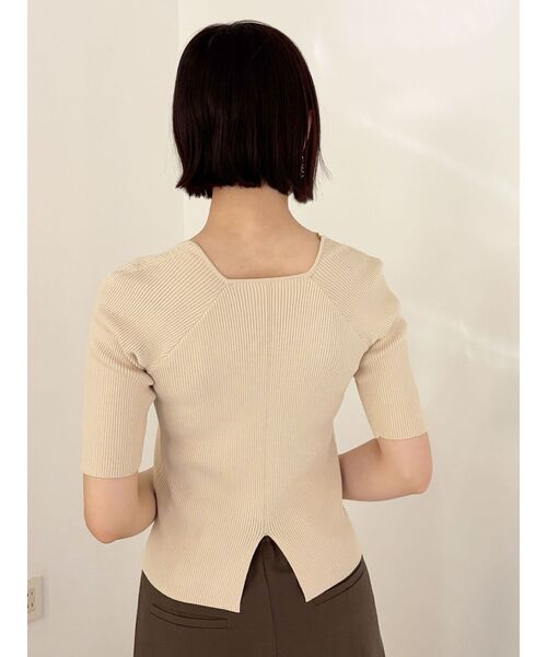 LAGUNAMOON（ラグナムーン）の「ラリエットニットプルオーバー（ニット/セーター・レディース・ライトブルー/ブラウン/ベージュ・FREE）」の20枚目の写真