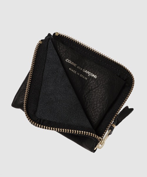 小物 COMME des GARCONS L ZIP WASHED WALLET WASHED WALLET】L-ZIP WALLET（財布）｜Wallet COMME des GARCONS