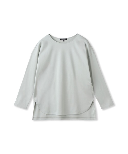 LAUTREAMONT(ロートレアモン)の「【WEB限定】プレミアムコットンコンフォートカットソー≪3サイズ/洗濯機で洗える/接触冷感≫(Tシャツ/カットソー・レディース・チャコールグレー/ブラック/ベージュ/ホワイト/グリーン/ピンク・11号/9号/7号)」の7枚目の写真