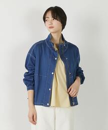 MELROSE claire | 【アソートスタンドカラーZIPブルゾン】(ブルゾン)