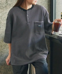 【UNNOTICEシリーズ】ファンクショナルファブリック ヘビーワッフル ヘンリーネック 半袖ポケットTシャツ / 抗菌防臭・UVカット【THE CRAFT CREW PRODUCTS】