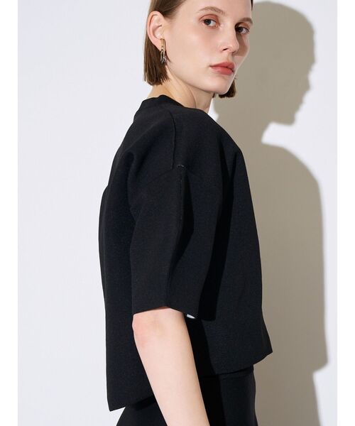 ELENDEEK（エレンディーク）の「フォルムニットトップス（ニット/セーター・レディース・ブラック/オフホワイト/ネイビー・FREE）」の8枚目の写真