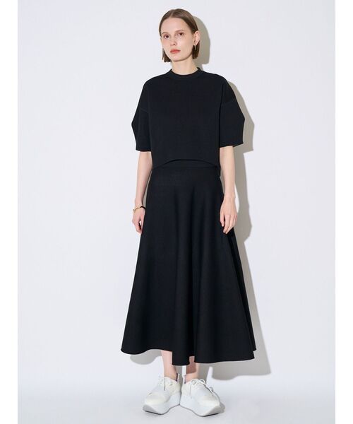 ELENDEEK（エレンディーク）の「フォルムニットトップス（ニット/セーター・レディース・ブラック/オフホワイト/ネイビー・FREE）」の12枚目の写真