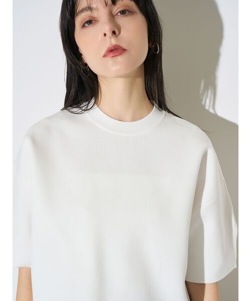 ELENDEEK（エレンディーク）の「フォルムニットトップス（ニット/セーター・レディース・ブラック/オフホワイト/ネイビー・FREE）」の17枚目の写真