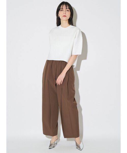 ELENDEEK（エレンディーク）の「フォルムニットトップス（ニット/セーター・レディース・ブラック/オフホワイト/ネイビー・FREE）」の19枚目の写真