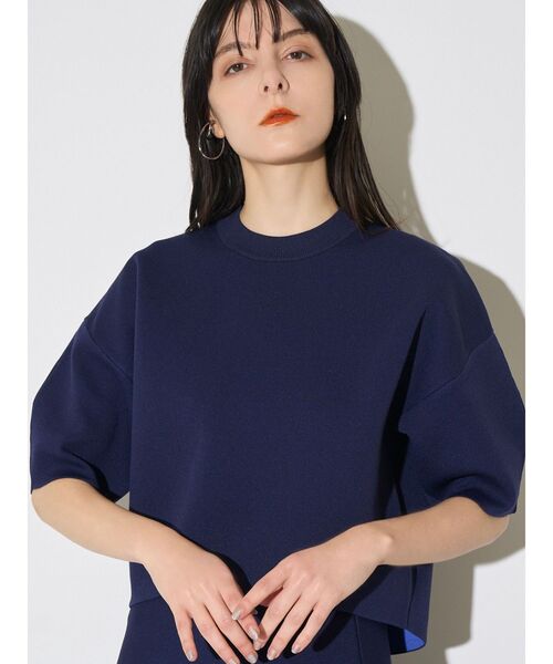 ELENDEEK（エレンディーク）の「フォルムニットトップス（ニット/セーター・レディース・ブラック/オフホワイト/ネイビー・FREE）」の20枚目の写真