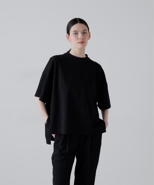 ADORE(アドーア)の「◆ハイゲージコンパクトジャージー半袖(Tシャツ/カットソー・レディース・ピンク/ブラック/ホワイト・38)」の5枚目の写真