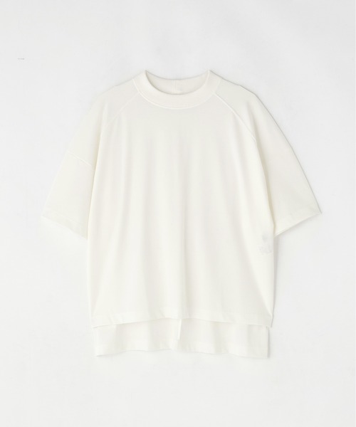ADORE(アドーア)の「◆ハイゲージコンパクトジャージー半袖(Tシャツ/カットソー・レディース・ピンク/ブラック/ホワイト・38)」の1枚目の写真