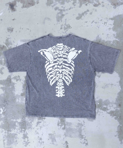 Gamchu(ガムチュ)の「『Gamchu/ガムチュ』ボクは夏に喰われて完全に骨抜きに 加工TEE(Tシャツ/カットソー・レディース・グレー/ブラック・XL/M)」の22枚目の写真