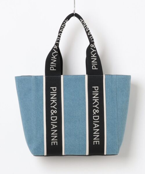PINKY&DIANNE（ピンキーアンドダイアン）の「PINKY＆DIANNE（ピンキー＆ダイアン）　レイク2　トート（トートバッグ・レディース・ブラック/ブルー/ホワイト・FREE）」の4枚目の写真