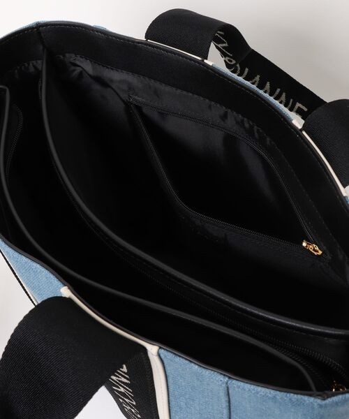 PINKY&DIANNE（ピンキーアンドダイアン）の「PINKY＆DIANNE（ピンキー＆ダイアン）　レイク2　トート（トートバッグ・レディース・ブラック/ブルー/ホワイト・FREE）」の7枚目の写真