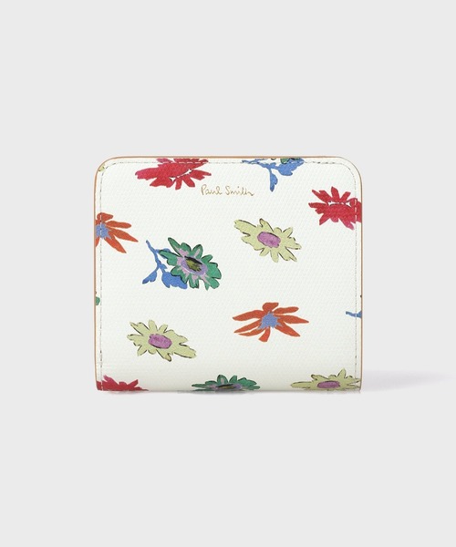セール】Paul Smith｜ポール・スミスの財布（ホワイト/白色系・花柄