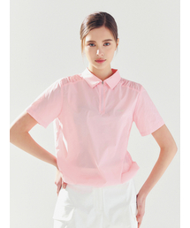 LORDLOAR（ロードロアル）の「超軽量カラー半ジップアノラック PINK（Tシャツ/カットソー）」