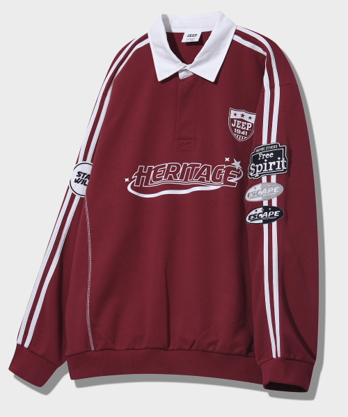 JEEP（ジープ）の「RUSH トラックカラー スウェット (JQ5TSU821RD)（ポロシャツ・レディース・その他・SMALL/MEDIUM/LARGE/X-LARGE/2XL）」の10枚目の写真