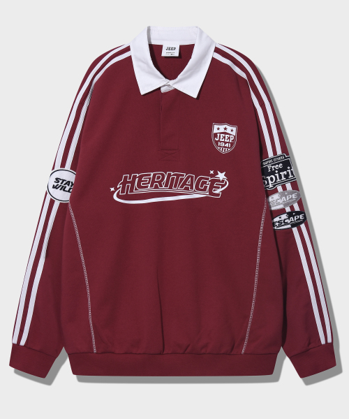 JEEP（ジープ）の「RUSH トラックカラー スウェット (JQ5TSU821RD)（ポロシャツ・レディース・その他・SMALL/MEDIUM/LARGE/X-LARGE/2XL）」の9枚目の写真