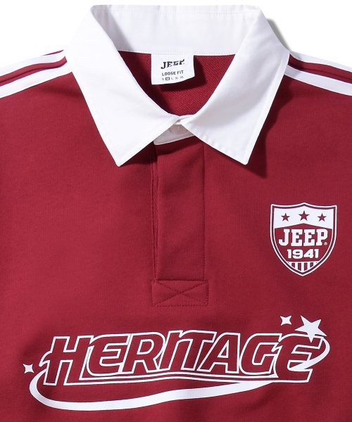 JEEP（ジープ）の「RUSH トラックカラー スウェット (JQ5TSU821RD)（ポロシャツ・レディース・その他・SMALL/MEDIUM/LARGE/X-LARGE/2XL）」の7枚目の写真