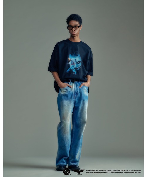 ADAM PATEK(アダムパテック)の「ADAMPATEK -THE JOKER short sleeve t-shirt Tシャツ(Tシャツ/カットソー・メンズ・ブラック・2/1)」の7枚目の写真