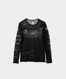 beautiful people | cosmos sheer jersey crew neck top(Tシャツ/カットソー)