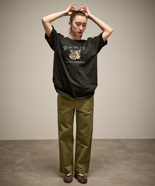 PARIS SAINT-GERMAIN（パリサンジェルマン）の「【Paris Saint-Germain / パリ・サン＝ジェルマン】 JP COLLEGE LOGO TEE（Tシャツ/カットソー・メンズ・ブラック/ブルー系その他/ピンク/ホワイト・X-LARGE/LARGE/MEDIUM/SMALL）」の12枚目の写真