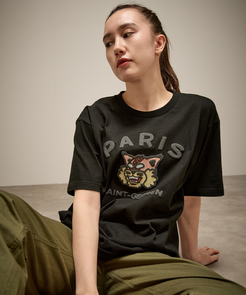 PARIS SAINT-GERMAIN（パリサンジェルマン）の「【Paris Saint-Germain / パリ・サン＝ジェルマン】 JP COLLEGE LOGO TEE（Tシャツ/カットソー・メンズ・ブラック/ブルー系その他/ピンク/ホワイト・X-LARGE/LARGE/MEDIUM/SMALL）」の13枚目の写真