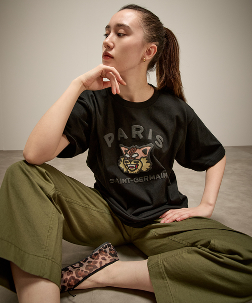 PARIS SAINT-GERMAIN（パリサンジェルマン）の「【Paris Saint-Germain / パリ・サン＝ジェルマン】 JP COLLEGE LOGO TEE（Tシャツ/カットソー・メンズ・ブラック/ブルー系その他/ピンク/ホワイト・X-LARGE/LARGE/MEDIUM/SMALL）」の15枚目の写真