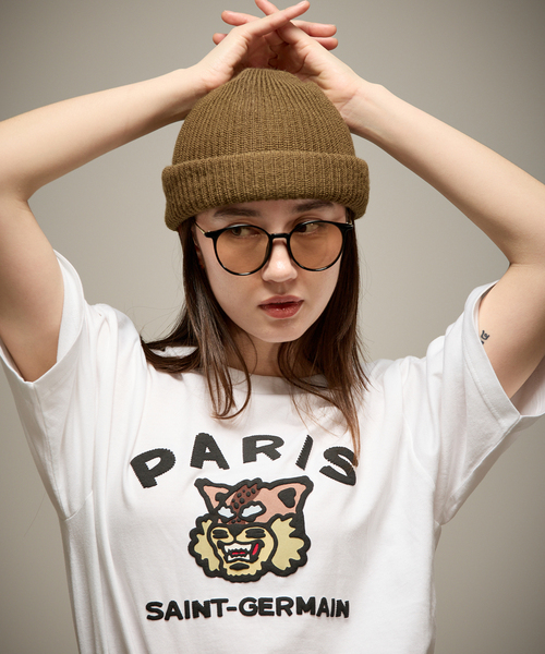 PARIS SAINT-GERMAIN（パリサンジェルマン）の「【Paris Saint-Germain / パリ・サン＝ジェルマン】 JP COLLEGE LOGO TEE（Tシャツ/カットソー・メンズ・ブラック/ブルー系その他/ピンク/ホワイト・X-LARGE/LARGE/MEDIUM/SMALL）」の21枚目の写真