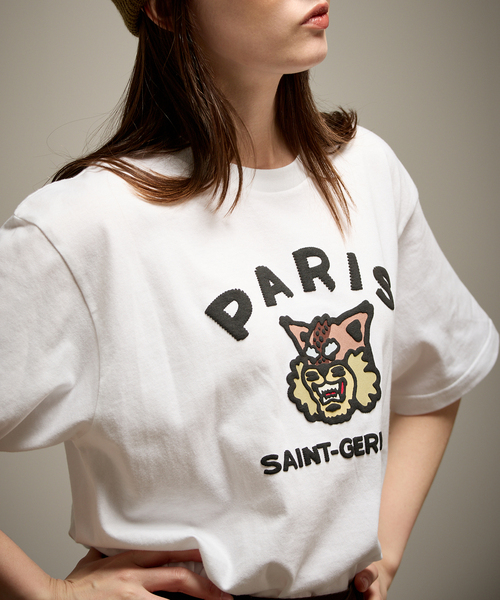 PARIS SAINT-GERMAIN（パリサンジェルマン）の「【Paris Saint-Germain / パリ・サン＝ジェルマン】 JP COLLEGE LOGO TEE（Tシャツ/カットソー・メンズ・ブラック/ブルー系その他/ピンク/ホワイト・X-LARGE/LARGE/MEDIUM/SMALL）」の22枚目の写真