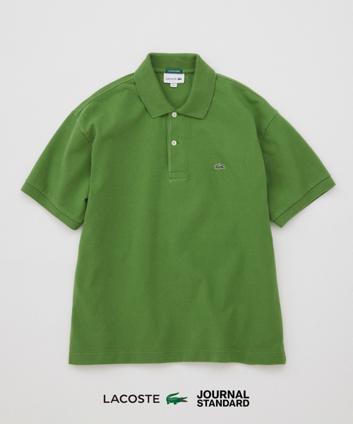 LACOSTE（ラコステ）の「LACOSTE / ラコステ 別注 ヘビー ピケ ポロシャツ（ポロシャツ・メンズ・サファリグリーン/ブラウン/ピンク/ネイビー・3/4/5）」の2枚目の写真