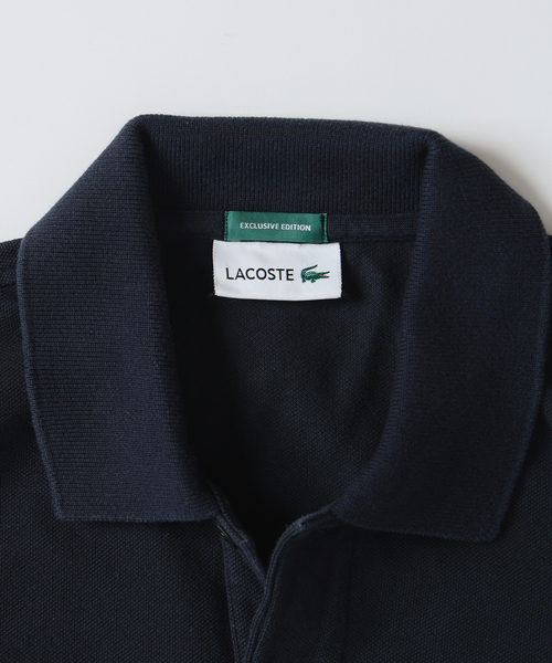 LACOSTE（ラコステ）の「LACOSTE / ラコステ 別注 ヘビー ピケ ポロシャツ（ポロシャツ・メンズ・サファリグリーン/ブラウン/ピンク/ネイビー・3/4/5）」の10枚目の写真