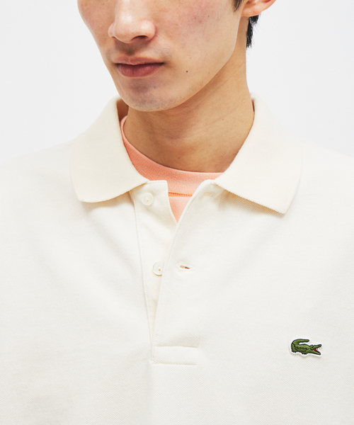 LACOSTE（ラコステ）の「LACOSTE / ラコステ 別注 ヘビー ピケ ポロシャツ（ポロシャツ・メンズ・サファリグリーン/ブラウン/ピンク/ネイビー/チャコールグレー/アイボリー/グリーン系その他・3/4/5）」の18枚目の写真