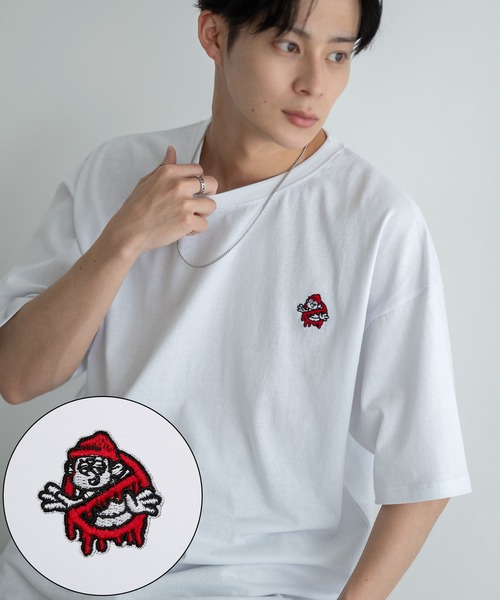 En serio TOKYO(エンソリオトーキョー)の「【SIDEWAYSTANCE】刺繍ノーウェイ半袖Tシャツ SIDE24-056(Tシャツ/カットソー・メンズ・アッシュ/ブラック/ホワイト・SMALL/MEDIUM/LARGE/X-LARGE)」の2枚目の写真