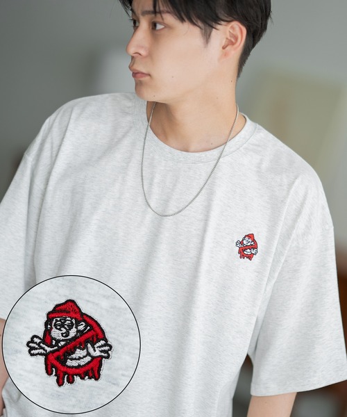 En serio TOKYO(エンソリオトーキョー)の「【SIDEWAYSTANCE】刺繍ノーウェイ半袖Tシャツ SIDE24-056(Tシャツ/カットソー・メンズ・アッシュ/ブラック/ホワイト・SMALL/MEDIUM/LARGE/X-LARGE)」の3枚目の写真