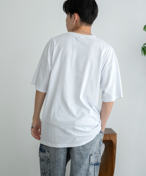 En serio TOKYO(エンソリオトーキョー)の「【SIDEWAYSTANCE】刺繍ノーウェイ半袖Tシャツ SIDE24-056(Tシャツ/カットソー・メンズ・アッシュ/ブラック/ホワイト・SMALL/MEDIUM/LARGE/X-LARGE)」の18枚目の写真