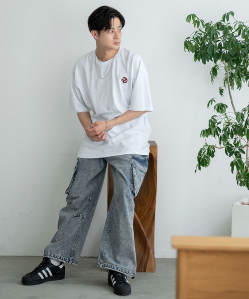 En serio TOKYO(エンソリオトーキョー)の「【SIDEWAYSTANCE】刺繍ノーウェイ半袖Tシャツ SIDE24-056(Tシャツ/カットソー・メンズ・アッシュ/ブラック/ホワイト・SMALL/MEDIUM/LARGE/X-LARGE)」の17枚目の写真