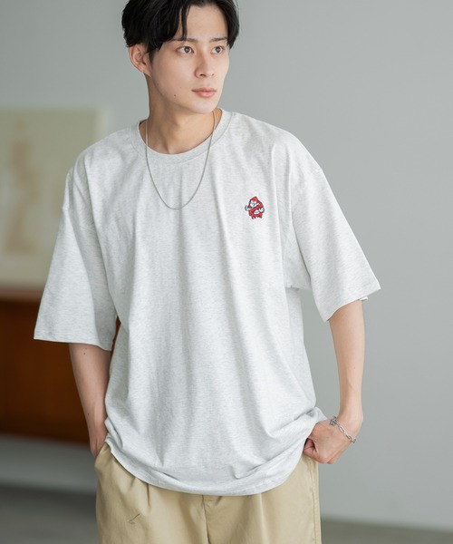 En serio TOKYO(エンソリオトーキョー)の「【SIDEWAYSTANCE】刺繍ノーウェイ半袖Tシャツ SIDE24-056(Tシャツ/カットソー・メンズ・アッシュ/ブラック/ホワイト・SMALL/MEDIUM/LARGE/X-LARGE)」の13枚目の写真