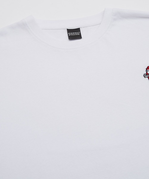En serio TOKYO(エンソリオトーキョー)の「【SIDEWAYSTANCE】刺繍ノーウェイ半袖Tシャツ SIDE24-056(Tシャツ/カットソー・メンズ・アッシュ/ブラック/ホワイト・SMALL/MEDIUM/LARGE/X-LARGE)」の6枚目の写真