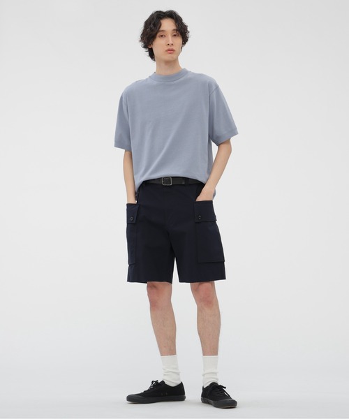 MHL.（エムエイチエル）の「WASHED COTTON NYLON RIPSTOP（その他パンツ・メンズ・ネイビー・SMALL/MEDIUM/LARGE）」の5枚目の写真