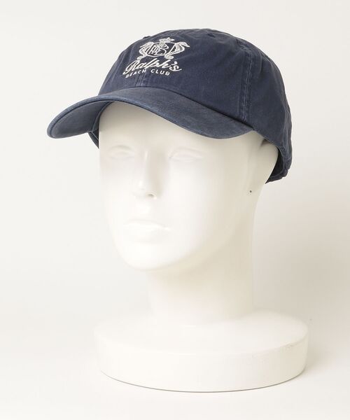 POLO RALPH LAUREN(ポロ ラルフ ローレン)の「Ralph's Beach Club ツイル ボール キャップ(キャップ・メンズ・ネイビー系1・ONE)」の3枚目の写真