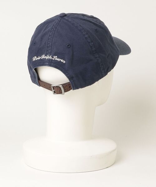 POLO RALPH LAUREN(ポロ ラルフ ローレン)の「Ralph's Beach Club ツイル ボール キャップ(キャップ・メンズ・ネイビー系1・ONE)」の2枚目の写真